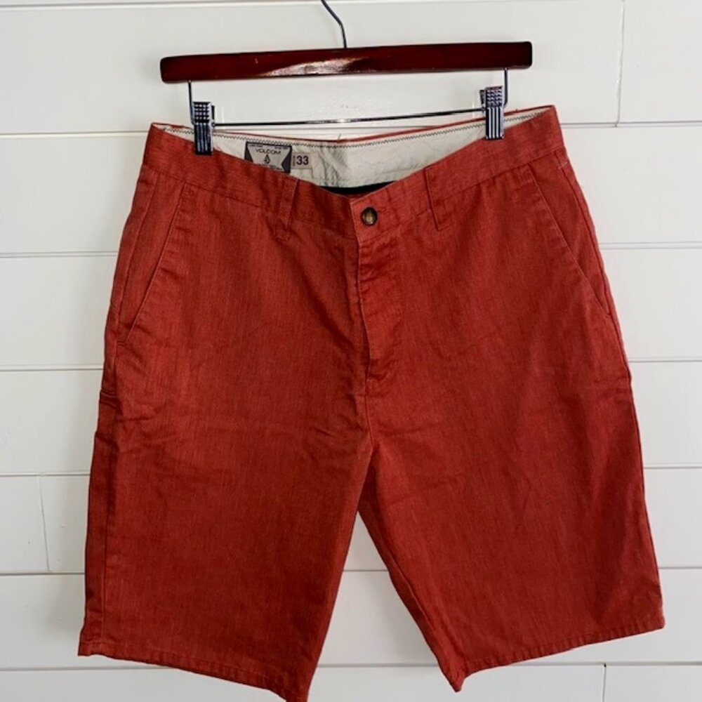Volcom Copper Shorts - Size 33, Men's Cargo Pocket, New Without Tags